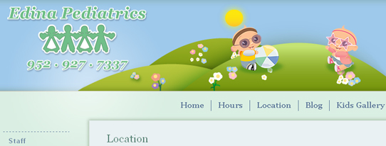 Edina Pediatrics header