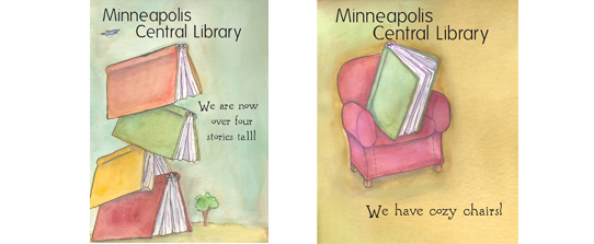 Minneapolis Library Ad Campaign